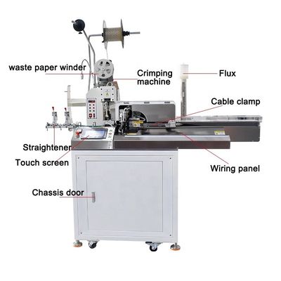 Macchine avanzate per il crimping e il taglio del filo, per lo stripping, per il twisting e per la tintura