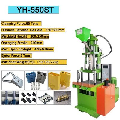 Verticale YH-550ST 55t macchina di stampaggio a iniezione per inserimento del cavo del connettore del cablaggio