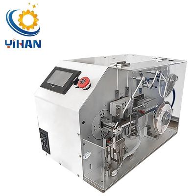 900 1200pcs/h Armatura di filo End Wrapping Copper Foil Machine per i cavi USB Protezione