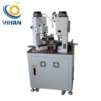 4000PCS/h Alta produttività due teste Crimping Machine per terminale del cavo di rame