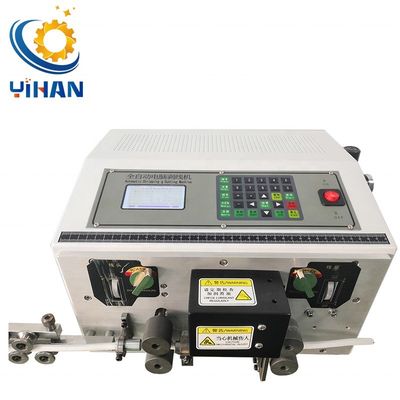 16 linea di spessore quadrato cavo filo automatico di taglio e peeling macchina con stripping
