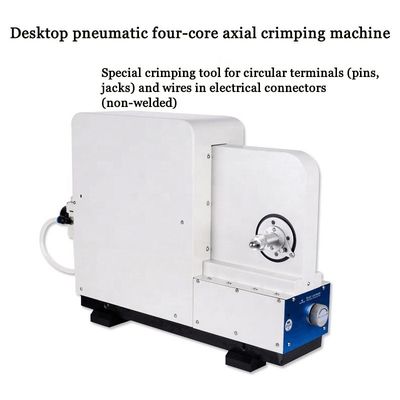 Macchina per il crimping pneumatico di terminali da 75 kg per terminali aerei a naso di rame da 2-35 mm2