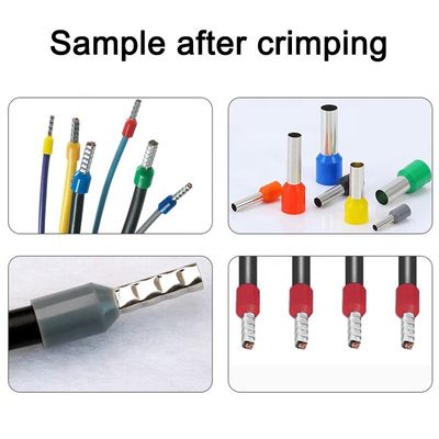 Comodo pre-isolato terminale di filo Stripping Crimping Machine con torsione Crimping