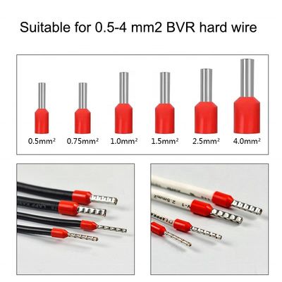 Macchina per il crimping di ferrule a singolo grano per cavo rigido BVR da 0,5/0,75/1,0/1,5/2,5/4 mm2