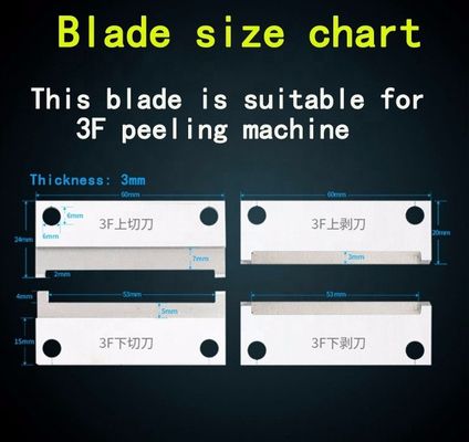 YH-3F Multi Core Wire Stripping Twisting Peeling Machine con lunghezza di stripping 3-25mm
