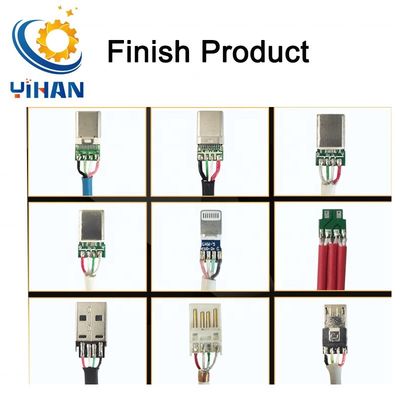 Macchina di saldatura a presa di cavo dati USB a presa di testa con peso competitivo e 18 kg