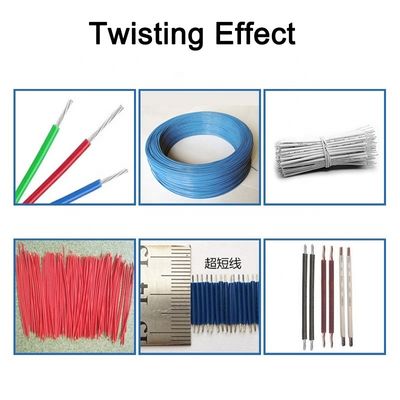 Taglio Stripping Torture filo elettrico centrale Mezza potenza cordone Strip Cable Machine