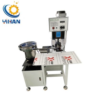 2T Automatic Vibrate Plate Feeding Single Grain Pre-Isolated Terminal Ferrule Crimping Machine