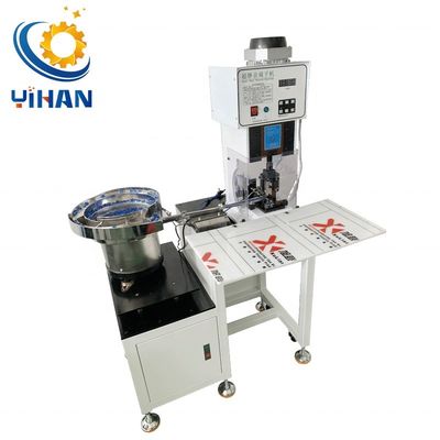 2T Automatic Vibrate Plate Feeding Single Grain Pre-Isolated Terminal Ferrule Crimping Machine