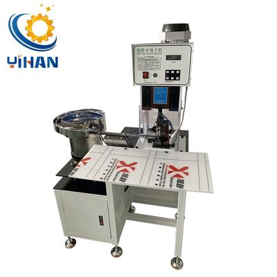 2T Automatic Vibrate Plate Feeding Single Grain Pre-Isolated Terminal Ferrule Crimping Machine
