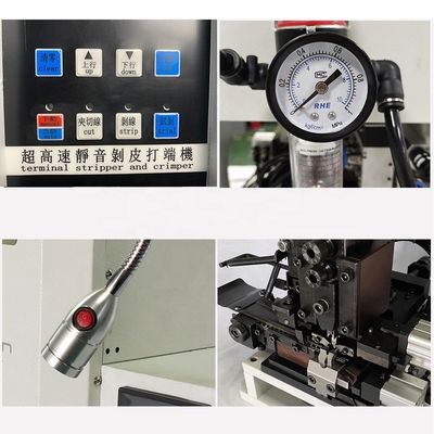 15KN Crimping Striping Terminal Crimping Machine con funzioni di stripping e crimping