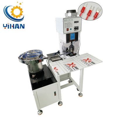 Precisione singolo terminale Crimping Machine con alimentazione automatica e potenza del motore 0,75KW / H
