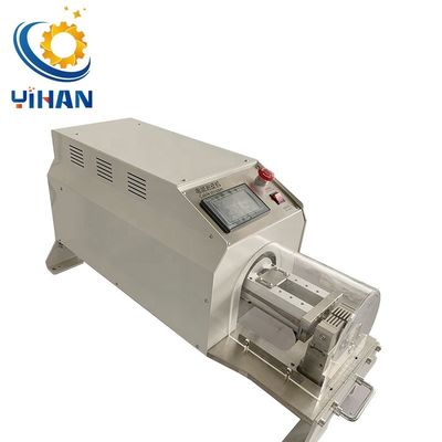 Semi-automatica rotativa cavo coassiale macchina di stripping filo peeling metodo rotativo peeling