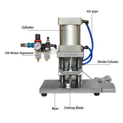 Macchina per il taglio di fili di cavi pneumatici quadrati di grandi dimensioni per 10 a 150 mm2 di fili BVR a 50 tempi