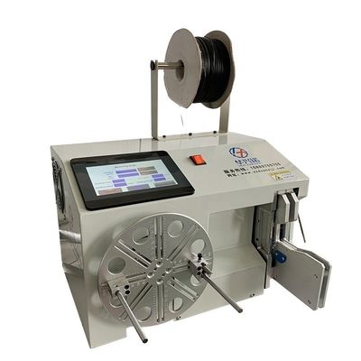 Avvolgitore di cavi elettrici piatti regolabile per avvolgimento manuale e automatico di bobine