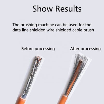 YH-200PN Multi-core Shielded Wire Braided Split and Brush Machine per cavo dati USB