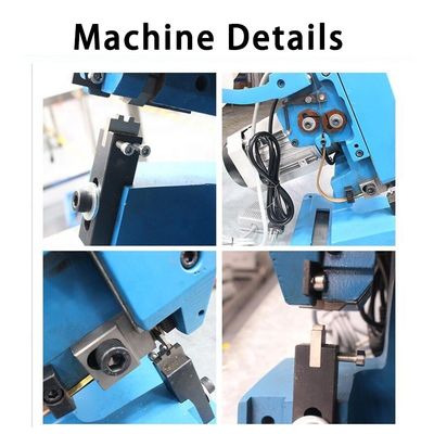 2/4/6/8mm Mute Copper Belt Crimping Splicing Machine con e 1.8T Pressing Capacità