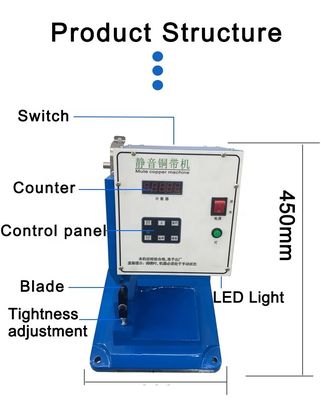 2mm-8mm Mute Copper Belt Crimping Machine per la giunzione del cavo per cuffie e la linea di dati