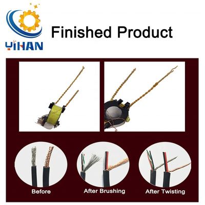 YH-N100 macchina di torsione del filo blindato per cavi per lunghezza del filo torto da 5 a 60 mm