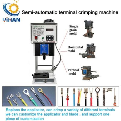 44KG Electric Super Mute Wire Terminal Applicator Terminal Crimping Machine per terminali e fili
