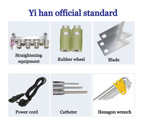 YH-H812 Multi-Core Wire Cable Cutting Stripping Machine con display di interfaccia in inglese