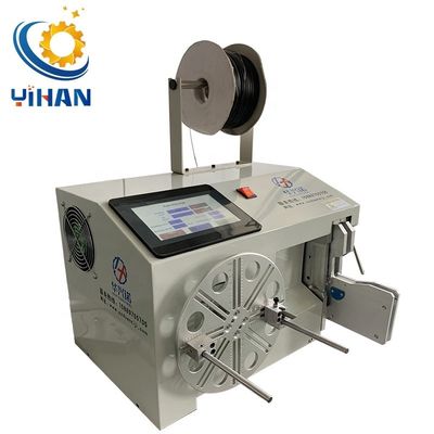 Semi-automatica Mini Flat Cable Wire Coiling Winding Machine per le cinghie di diametro 18-45mm