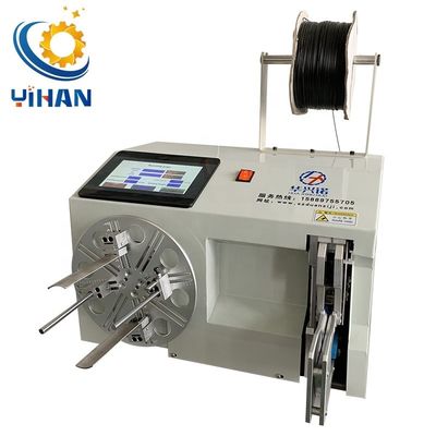 Semi-automatica Mini Flat Cable Wire Coiling Winding Machine per le cinghie di diametro 18-45mm