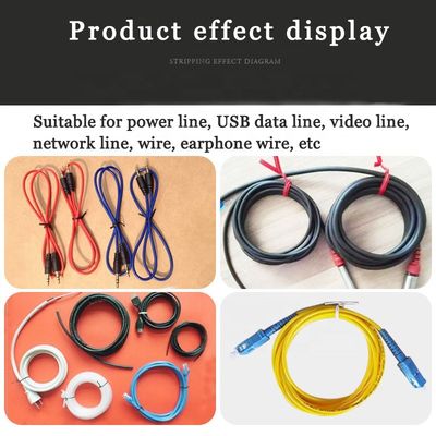 Semi-automatica Mini Flat Cable Wire Coiling Winding Machine per le cinghie di diametro 18-45mm
