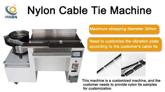 YH-100L Automatic Nylon Cable Tie Tying Packaging Machine e alimentatore elettrico vibrante per il fasciamento