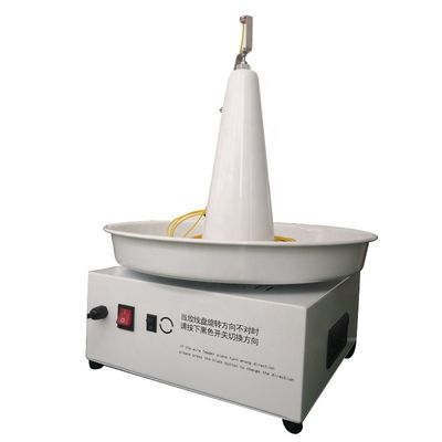 Macchina di scarico di fili di cavi di piccole dimensioni di 9 kg con alimentatore automatico rotativo per bobine di fili