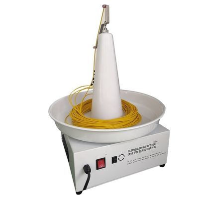 Macchina di scarico di fili di cavi di piccole dimensioni di 9 kg con alimentatore automatico rotativo per bobine di fili