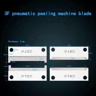 3F Macchina di pelazione del filo di base Lame Pneumatica Stripping Machine Coltello Personalizza supporto