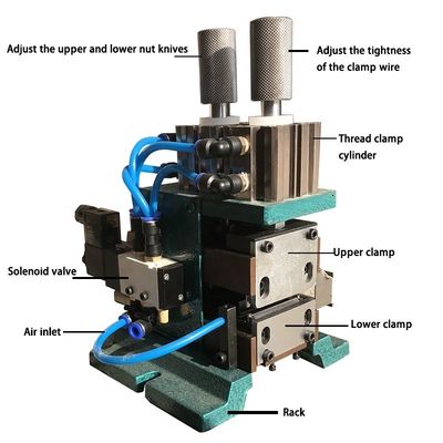 3F Macchina di pelazione del filo di base Lame Pneumatica Stripping Machine Coltello Personalizza supporto
